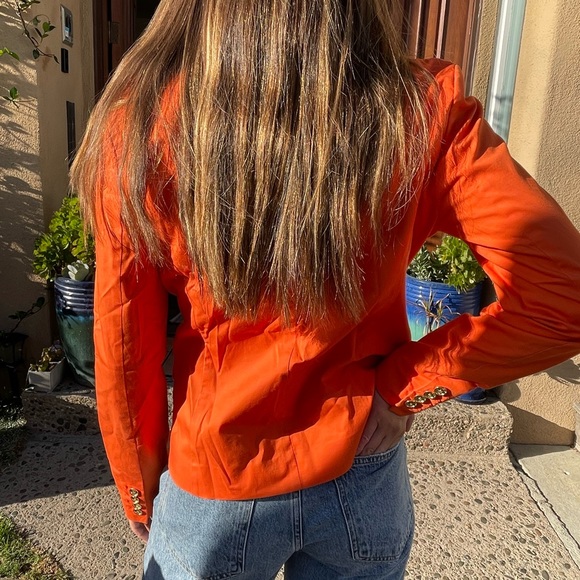 Michael Kors Orange Blazer - Picture 2 of 15